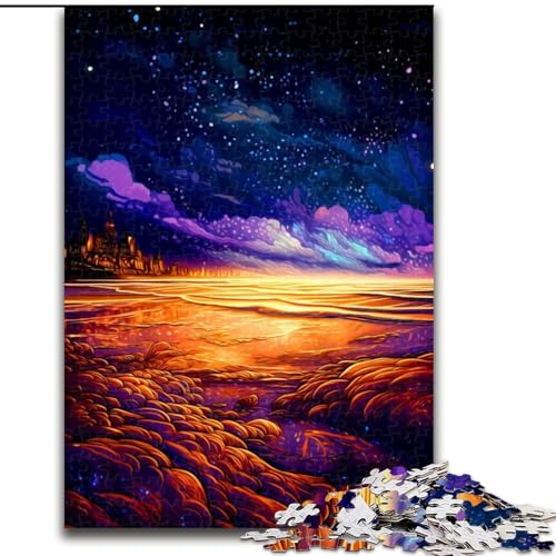 1000-teiliges Landschaftspuzzle, 1000 Teile, anspruchsvolles Denkspiel für Teenager und Familien, Größe 50x75cm von WGLINGX