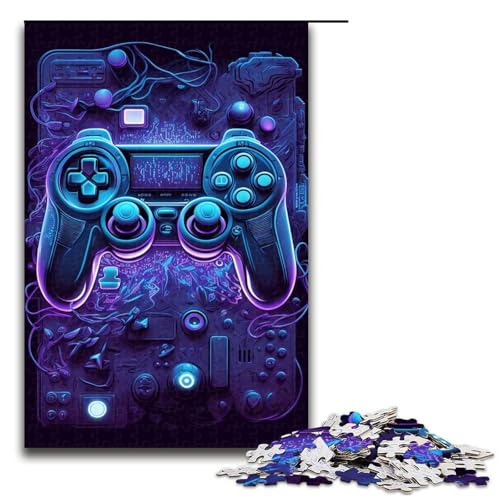 1000-teiliges Lightning Game Puzzle für Erwachsene, schwieriges Puzzle, tolle Geschenke und Spielzeuge für Teenager ab 14 Jahren (Größe 50 x 75 cm) von WGLINGX