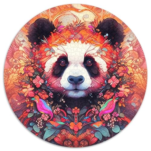 1000-teiliges Panda-Puzzle, rundes Denkspiel für Teenager, Familienspieleabend 67,5 x 67,5 cm 1000-teiliges Panda-Puzzle, rundes Denkspiel für Teenager, Familienspieleabend 67,5 x 67,5 cm von WGLINGX