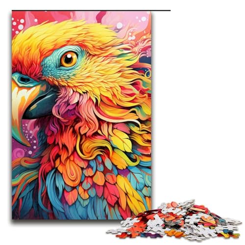 1000-teiliges Papageien-Puzzle für Erwachsene, Holzpuzzle, Lernspiele, Heimdekoration, 19,69 x 29,53 Zoll 1000-teiliges Papageien-Puzzle für Erwachsene, Holzpuzzle, Lernspiele, Heimdekoration, 19,69 x 29,53 Zoll von WGLINGX