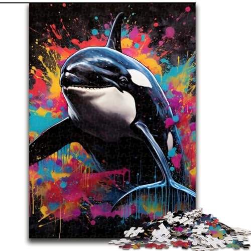 1000-teiliges Puzzle, Affen-Puzzle, 1000 Teile, für Erwachsene, für Jugendliche, Familien-Lernspiele, Heimdekoration, Geschenk (Größe 26x38cm) von WGLINGX