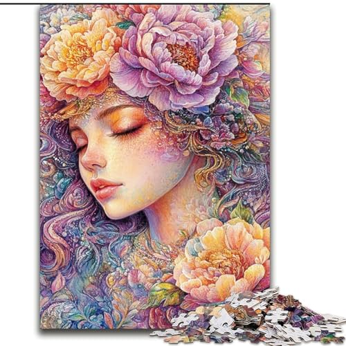 1000-teiliges Puzzle, Anime-Mädchen, 1000-teiliges Puzzle, Denkspiel für Teenager, Familienspieleabend (Größe 50x75cm) von WGLINGX