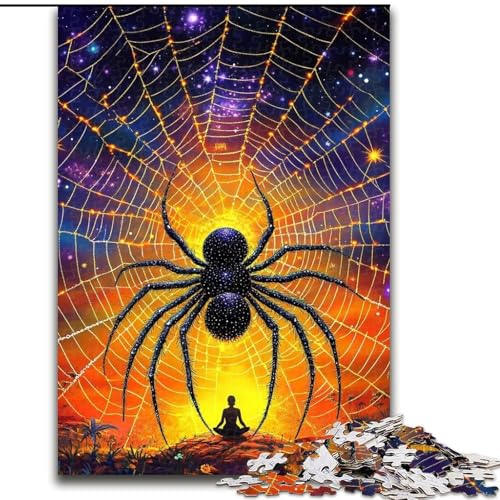 1000-teiliges Puzzle, Art Spider Puzzle, 1000 Teile, Heimdekoration, Familienspaß, ab 14 Jahren (Größe 26x38cm) von WGLINGX