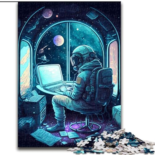 1000-teiliges Puzzle, Astronautenspiel, Puzzle 1000 Teile, interaktives Familienspiel, geeignet für Kinder ab 14 Jahren, Größe 26x38cm 1000-teiliges Puzzle, Astronautenspiel, Puzzle 1000 Teile, interaktives Familienspiel, geeignet für Kinder ab 14 Jahren, Größe 26x38cm von WGLINGX