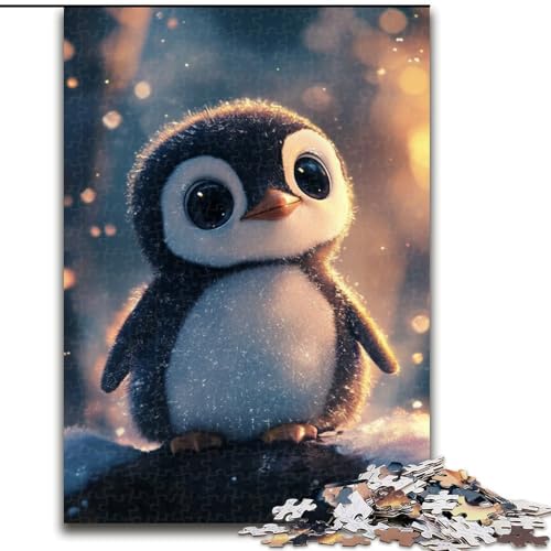 1000-teiliges Puzzle, Baby-Pinguin. 1000-teiliges Puzzle, herausfordernd und unterhaltsam, Familienaktivität (Größe 50x75cm) von WGLINGX