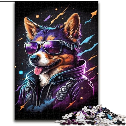 1000-teiliges Puzzle, Chihuahua-Boxer, Puzzle für Erwachsene, Familienbindungsaktivität, Heimdekorationsgeschenk, Familienspielzeugspiel (Größe 26x38cm) von WGLINGX