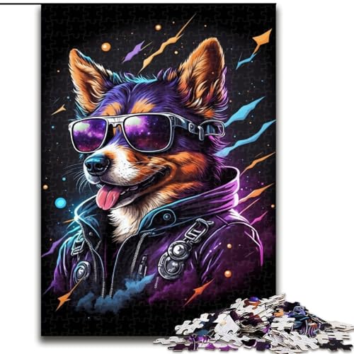 1000-teiliges Puzzle, Chihuahua-Boxer, Puzzle für Erwachsene, Familienbindungsaktivität, Heimdekorationsgeschenk, Familienspielzeugspiel (Größe 50x75cm) von WGLINGX