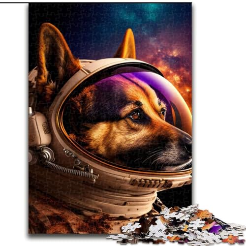 1000-teiliges Puzzle, Geschenke, Weltraum-Deutscher Schäferhund, 1000-teiliges Puzzle für Erwachsene, pädagogisches und unterhaltsames Indoor-Spiel für die Heimdekoration, Größe 50x75cm 1000-teiliges Puzzle, Geschenke, Weltraum-Deutscher Schäferhund, 1000-teiliges Puzzle für Erwachsene, pädagogisches und unterhaltsames Indoor-Spiel für die Heimdekoration, Größe 50x75cm von WGLINGX
