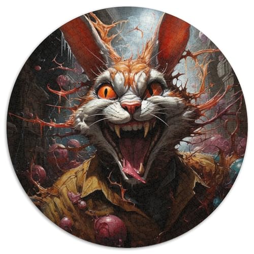 1000-teiliges Puzzle, Geschenke für Kunstkaninchen, 1000-teiliges Puzzle, Denkspiel, interaktives Familienspiel, geeignet für Kinder ab 14 Jahren (67,5 x 67,5 cm) von WGLINGX