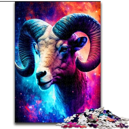 1000-teiliges Puzzle, Geschenke für Ziegen, 1000-teiliges Puzzle für Erwachsene, pädagogisches und unterhaltsames Indoor-Spiel für die Heimdekoration, Größe 26x38cm 1000-teiliges Puzzle, Geschenke für Ziegen, 1000-teiliges Puzzle für Erwachsene, pädagogisches und unterhaltsames Indoor-Spiel für die Heimdekoration, Größe 26x38cm von WGLINGX