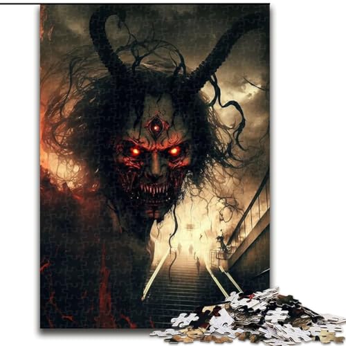 1000-teiliges Puzzle, Hellalive-Holzpuzzle, ideal für Büro, Schlafzimmer, Wohnzimmerdekoration, Größe 50x75cm 1000-teiliges Puzzle, Hellalive-Holzpuzzle, ideal für Büro, Schlafzimmer, Wohnzimmerdekoration, Größe 50x75cm von WGLINGX