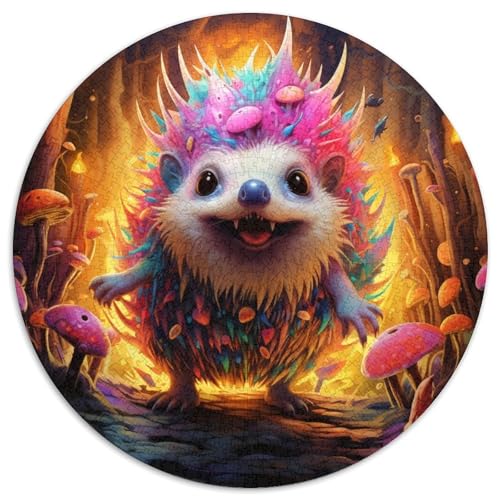 1000-teiliges Puzzle, Kunst-Igel, unmögliches Puzzle für Erwachsene, ideales Weihnachts- oder Geburtstagsgeschenk, Partyspiel-Spielzeug (67,5 x 67,5 cm) von WGLINGX