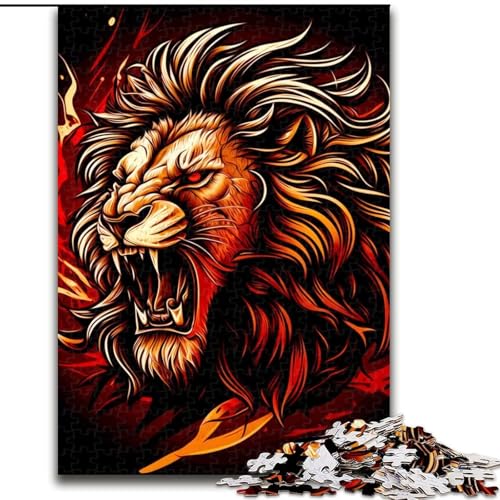 1000-teiliges Puzzle, Löwen-Puzzle, 1000 Teile, interaktives Familienspiel, geeignet für Kinder ab 14 Jahren, Größe 26x38cm 1000-teiliges Puzzle, Löwen-Puzzle, 1000 Teile, interaktives Familienspiel, geeignet für Kinder ab 14 Jahren, Größe 26x38cm von WGLINGX