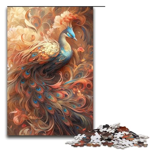 1000-teiliges Puzzle, Papageien-Puzzle für Erwachsene, Holzpuzzle, anspruchsvolles Spiel (Größe 50 x 75 cm) von WGLINGX