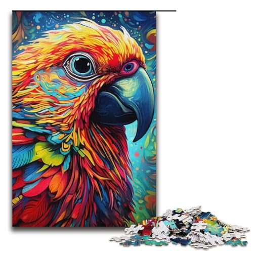 1000-teiliges Puzzle, Papageien-Puzzle für Erwachsene, Papppuzzle, Heimdekoration, 14,96 x 10,24 Zoll 1000-teiliges Puzzle, Papageien-Puzzle für Erwachsene, Papppuzzle, Heimdekoration, 14,96 x 10,24 Zoll von WGLINGX