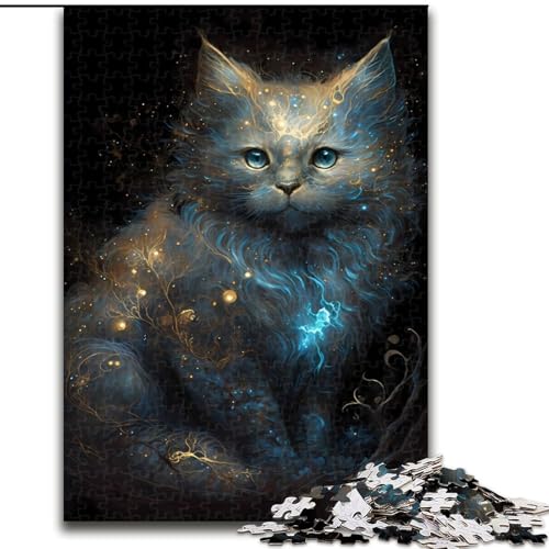 1000-teiliges Puzzle, Perserkatze, Puzzle 1000 Teile für Erwachsene, Lernspiele, schöne Dekoration (Größe 26x38cm) von WGLINGX