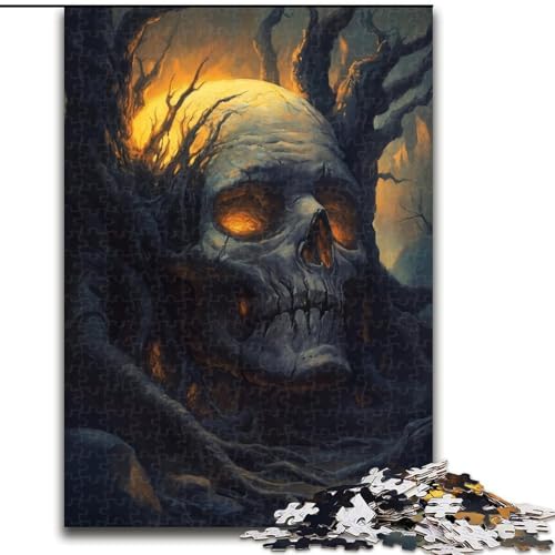 1000-teiliges Puzzle, Skelett-Puzzle für Erwachsene, 1000-teiliges Familienspielabend-Geschenk, Heimdekoration und Gehirntraining (Größe 26x38cm) von WGLINGX