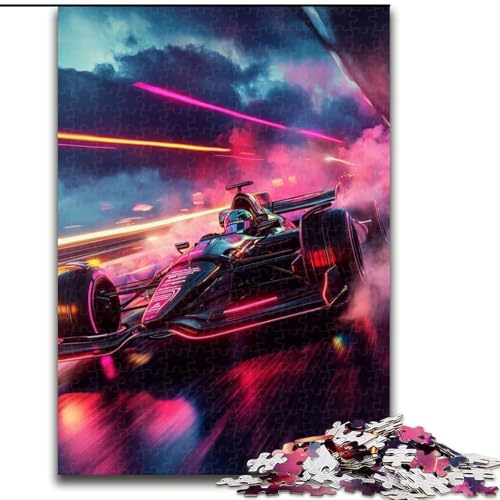 1000-teiliges Puzzle, Sportwagen-Puzzles für 1000 Teile, Weihnachten, Halloween, Muttertag, Neujahr, Ostergeschenk (Größe 26x38cm) von WGLINGX