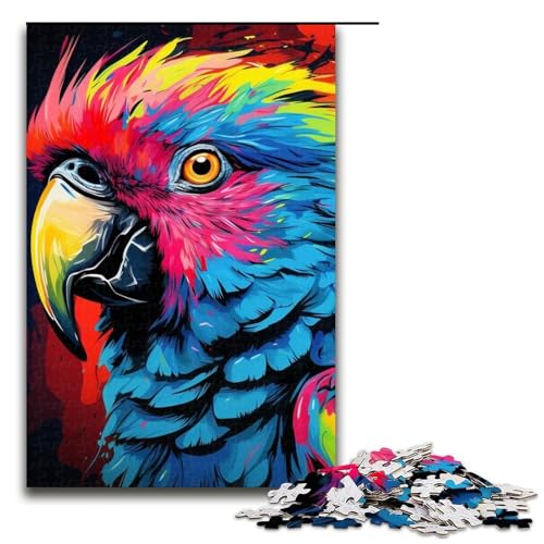 1000-teiliges Puzzle, Tiere, Vögel, Papageien, Puzzle für Erwachsene, Holzpuzzle, tolles Geschenk für Erwachsene, 29,53 x 19,69 Zoll 1000-teiliges Puzzle, Tiere, Vögel, Papageien, Puzzle für Erwachsene, Holzpuzzle, tolles Geschenk für Erwachsene, 29,53 x 19,69 Zoll von WGLINGX