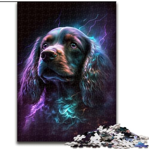 1000-teiliges Puzzle, bunter Dalmatiner, 1000-teiliges Puzzle für Erwachsene, anspruchsvolles Denkspiel für Teenager und Familien (Größe 50x75cm) von WGLINGX