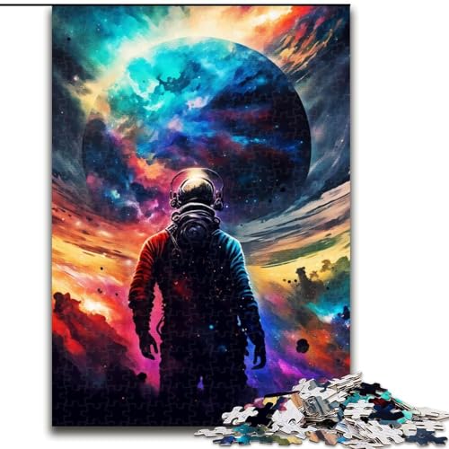 1000-teiliges Puzzle, farbenfrohes Weltraum-Puzzle aus Holz, ideal für Büro, Schlafzimmer, Wohnzimmerdekoration, Größe 26x38cm 1000-teiliges Puzzle, farbenfrohes Weltraum-Puzzle aus Holz, ideal für Büro, Schlafzimmer, Wohnzimmerdekoration, Größe 26x38cm von WGLINGX