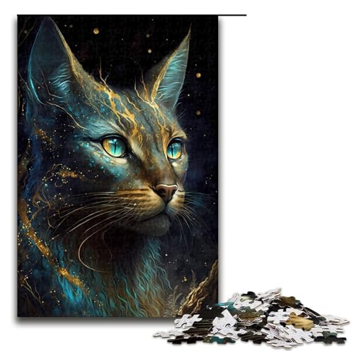 1000-teiliges Puzzle „Abessinierkatze“ für Erwachsene, Holzpuzzle, Heimdekoration, 50 x 75 cm 1000-teiliges Puzzle „Abessinierkatze“ für Erwachsene, Holzpuzzle, Heimdekoration, 50 x 75 cm von WGLINGX
