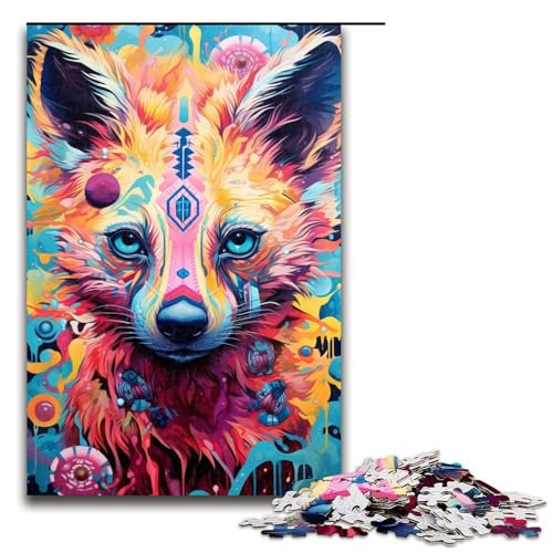 1000-teiliges Puzzle „Afrikanische Hyäne“, Holzpuzzle, Lernspielzeug, Familienspiele, 50 x 75 cm 1000-teiliges Puzzle „Afrikanische Hyäne“, Holzpuzzle, Lernspielzeug, Familienspiele, 50 x 75 cm von WGLINGX