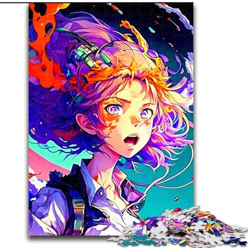 1000-teiliges Puzzle „Anime-Mädchen“ für Erwachsene, 1000 Teile, ideal als Dekoration für Zuhause und Büro, Geburtstag, Größe 26x38cm 1000-teiliges Puzzle „Anime-Mädchen“ für Erwachsene, 1000 Teile, ideal als Dekoration für Zuhause und Büro, Geburtstag, Größe 26x38cm von WGLINGX