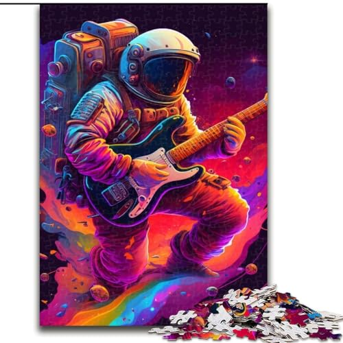 1000-teiliges Puzzle „Astronaut“, Holzpuzzle, anspruchsvolles DIY-Denkspiel, interaktive Familienaktivität (Größe 38x26cm) von WGLINGX
