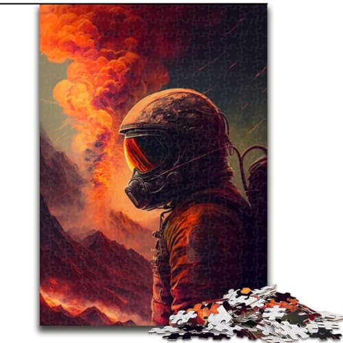 1000-teiliges Puzzle „Astronaut“ aus Pappe. Anspruchsvolles Denkspiel für Teenager, perfekt als Heimdekoration oder Geschenk (Größe 26x38cm) von WGLINGX