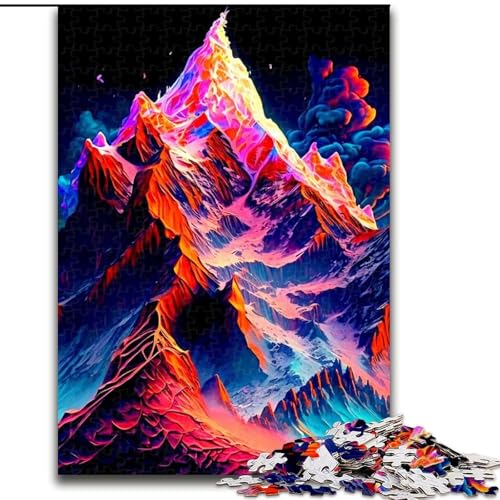 1000-teiliges Puzzle „Bunter Berg“, anspruchsvolle Puzzles, Familieninteraktion und Gehirn-Herausforderung, Familienaktivitäts-Herausforderung, Größe 26x38cm 1000-teiliges Puzzle „Bunter Berg“, anspruchsvolle Puzzles, Familieninteraktion und Gehirn-Herausforderung, Familienaktivitäts-Herausforderung, Größe 26x38cm von WGLINGX