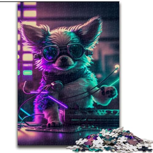 1000-teiliges Puzzle „Coole Puppe“, anspruchsvolle Puzzles, anspruchsvolle DIY-Kunst für Enthusiasten, Entspannung (Größe 26x38cm) von WGLINGX