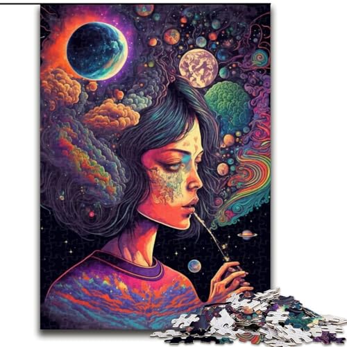 1000-teiliges Puzzle „Cosmic High“, interaktives Familienspiel mit 1000 Teilen, geeignet für Kinder ab 14 Jahren, Größe 26x38cm 1000-teiliges Puzzle „Cosmic High“, interaktives Familienspiel mit 1000 Teilen, geeignet für Kinder ab 14 Jahren, Größe 26x38cm von WGLINGX