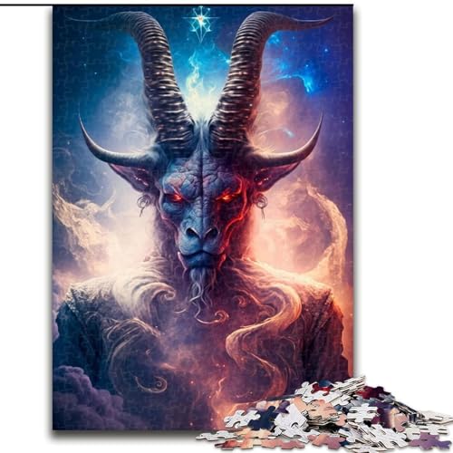 1000-teiliges Puzzle „Dark Lord3“, Holzpuzzle für Teenager, Familien-Lernspiele, Heimdekoration, Geschenk (Größe 50x75cm) von WGLINGX