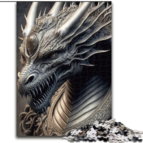 1000-teiliges Puzzle „Drachenkopf V“, Puzzle für Erwachsene, 1000 Teile, ideal als Dekoration für Zuhause und Büro, Geburtstag, Größe 50x75cm 1000-teiliges Puzzle „Drachenkopf V“, Puzzle für Erwachsene, 1000 Teile, ideal als Dekoration für Zuhause und Büro, Geburtstag, Größe 50x75cm von WGLINGX