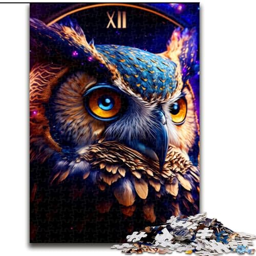 1000-teiliges Puzzle „Eule“ aus Holz, ideal für Büro, Schlafzimmer, Wohnzimmer, Dekoration, Größe 50x75cm 1000-teiliges Puzzle „Eule“ aus Holz, ideal für Büro, Schlafzimmer, Wohnzimmer, Dekoration, Größe 50x75cm von WGLINGX