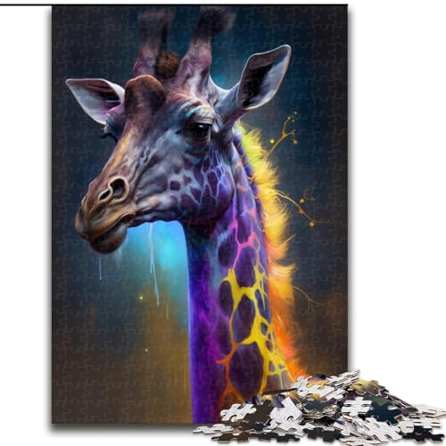 1000-teiliges Puzzle „Giraffe malen“, 1000-teiliges Puzzle mit interaktivem Familienspiel, Kinder ab 14 Jahren, Größe 26x38cm 1000-teiliges Puzzle „Giraffe malen“, 1000-teiliges Puzzle mit interaktivem Familienspiel, Kinder ab 14 Jahren, Größe 26x38cm von WGLINGX