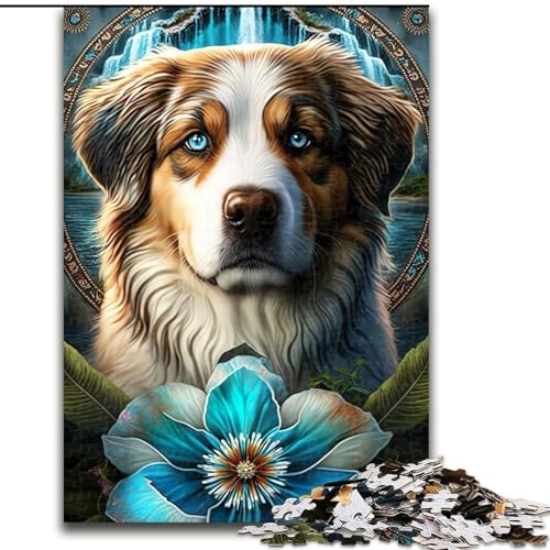 1000-teiliges Puzzle „Hund im Mandala-Dschungel“, 1000-teiliges Puzzle-Geschenk, entspannende Unterhaltung, Heimdekoration, Größe 26x38cm 1000-teiliges Puzzle „Hund im Mandala-Dschungel“, 1000-teiliges Puzzle-Geschenk, entspannende Unterhaltung, Heimdekoration, Größe 26x38cm von WGLINGX