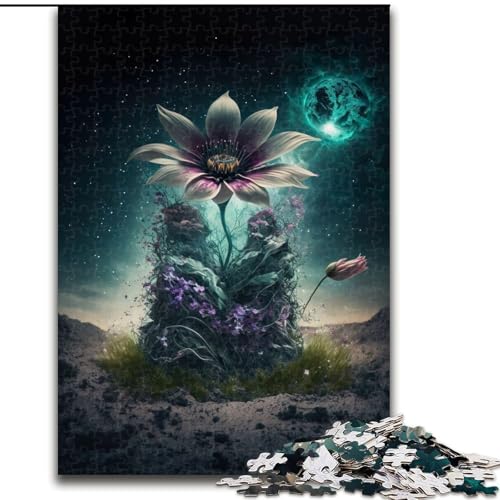 1000-teiliges Puzzle „Intergalaktische Flora“ für Erwachsene, 1000 Teile, Heimdekoration, Familienspaß, ab 14 Jahren (Größe 26x38cm) von WGLINGX