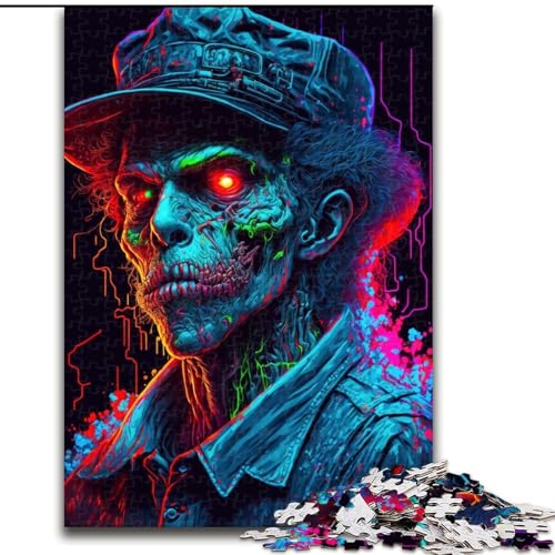 1000-teiliges Puzzle „Junger Gangster-Zombie“, 1000 Teile, anspruchsvolles Denkspiel für Teenager und Familien, Größe 26x38cm 1000-teiliges Puzzle „Junger Gangster-Zombie“, 1000 Teile, anspruchsvolles Denkspiel für Teenager und Familien, Größe 26x38cm von WGLINGX
