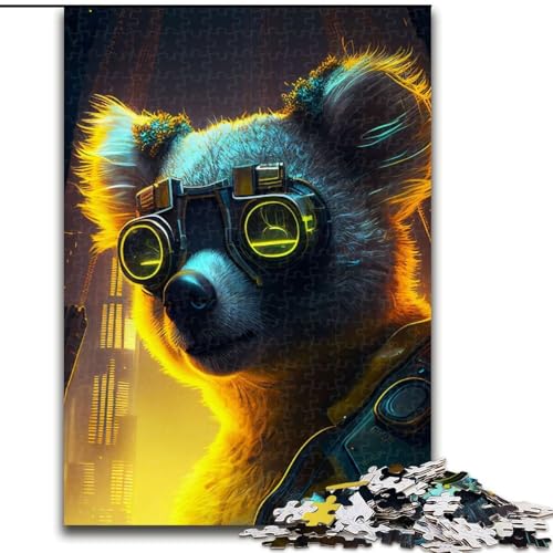 1000-teiliges Puzzle „Koala“ aus Holz, ideal für Büro, Schlafzimmer, Wohnzimmer, Dekoration, Größe 50x75cm 1000-teiliges Puzzle „Koala“ aus Holz, ideal für Büro, Schlafzimmer, Wohnzimmer, Dekoration, Größe 50x75cm von WGLINGX