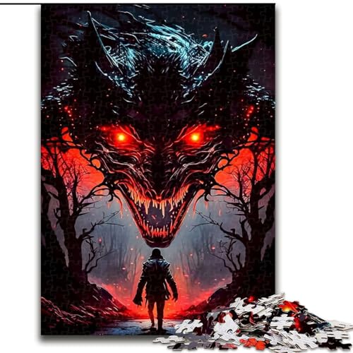 1000-teiliges Puzzle „Mensch und Monster“ für Erwachsene, 1000-teilige Aktivität für Erwachsene und die Familie, DIY-Heimdekoration, Geschenk, Größe 50x75cm 1000-teiliges Puzzle „Mensch und Monster“ für Erwachsene, 1000-teilige Aktivität für Erwachsene und die Familie, DIY-Heimdekoration, Geschenk, Größe 50x75cm von WGLINGX