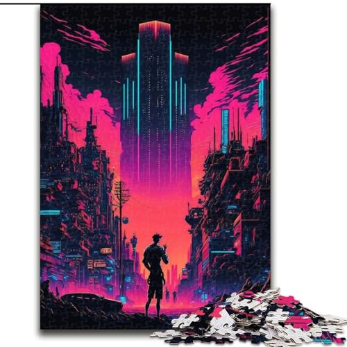 1000-teiliges Puzzle „Neon Cities“, 1000-teiliges Puzzle-Geschenk, Geburtstage, Feiertage und zur Heimdekoration, Größe 26x38cm 1000-teiliges Puzzle „Neon Cities“, 1000-teiliges Puzzle-Geschenk, Geburtstage, Feiertage und zur Heimdekoration, Größe 26x38cm von WGLINGX
