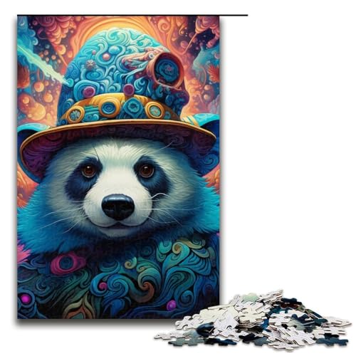 1000-teiliges Puzzle „Piratenkapitän Panda“ für Erwachsene, Holzpuzzle, Lernspielzeug, 50 x 75 cm 1000-teiliges Puzzle „Piratenkapitän Panda“ für Erwachsene, Holzpuzzle, Lernspielzeug, 50 x 75 cm von WGLINGX