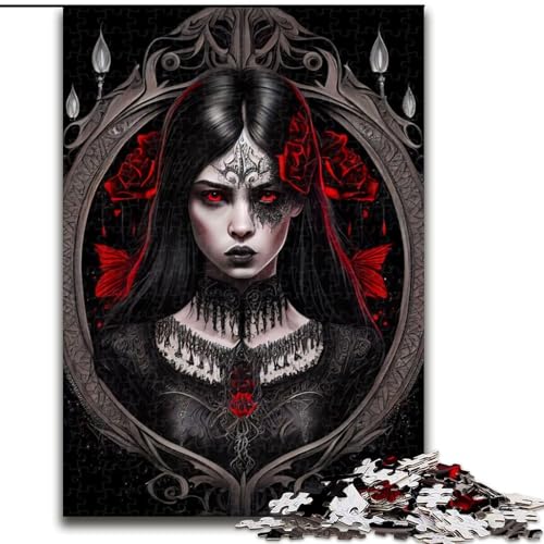 1000-teiliges Puzzle „Prinzessin der Dunkelheit“, Holzpuzzle, ideal für Büro, Schlafzimmer, Wohnzimmerdekoration, Größe 26x38cm 1000-teiliges Puzzle „Prinzessin der Dunkelheit“, Holzpuzzle, ideal für Büro, Schlafzimmer, Wohnzimmerdekoration, Größe 26x38cm von WGLINGX