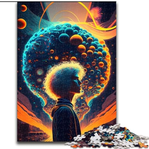 1000-teiliges Puzzle „Psychedelic Trip“, 1000 Teile, anspruchsvolles Denkspiel für Teenager und Familien, Größe 26x38cm 1000-teiliges Puzzle „Psychedelic Trip“, 1000 Teile, anspruchsvolles Denkspiel für Teenager und Familien, Größe 26x38cm von WGLINGX