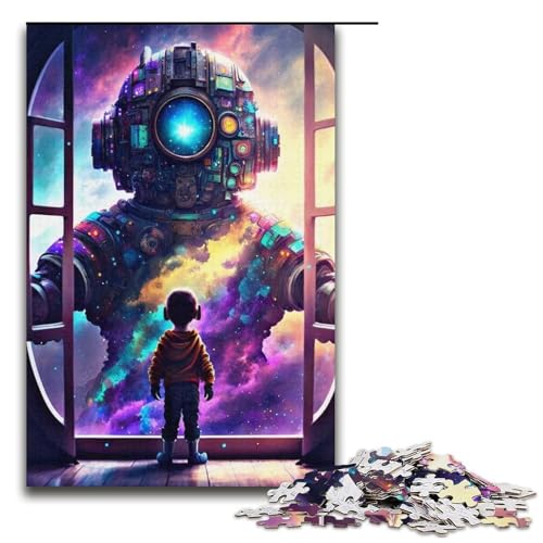 1000-teiliges Puzzle „Robotic Dreams“ für Erwachsene, Kartonpuzzle, Lernspielzeug, Familienspiele, 14,96 x 10,24 Zoll 1000-teiliges Puzzle „Robotic Dreams“ für Erwachsene, Kartonpuzzle, Lernspielzeug, Familienspiele, 14,96 x 10,24 Zoll von WGLINGX