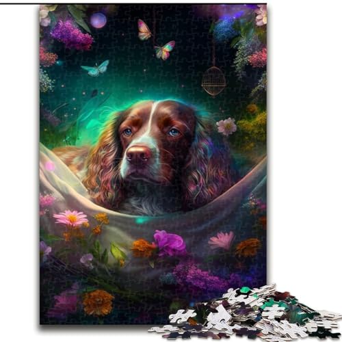 1000-teiliges Puzzle „Schöner Wolf“, Holzpuzzle, anspruchsvolles DIY-Denkspiel, interaktive Familienaktivität (Größe 38x26cm) von WGLINGX