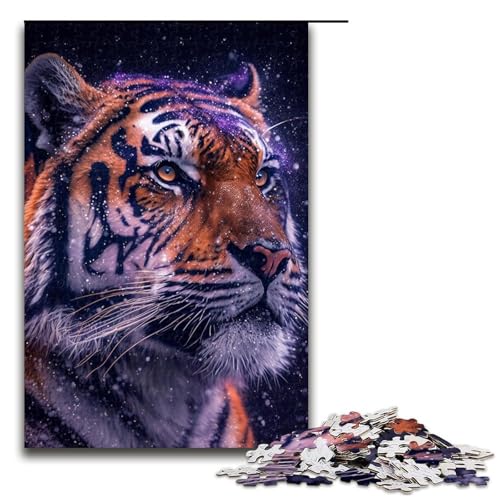1000-teiliges Puzzle „Sibirische Tiger“, Puzzle für Holzpuzzle, tolles Geschenk für Erwachsene, 50 x 75 cm 1000-teiliges Puzzle „Sibirische Tiger“, Puzzle für Holzpuzzle, tolles Geschenk für Erwachsene, 50 x 75 cm von WGLINGX