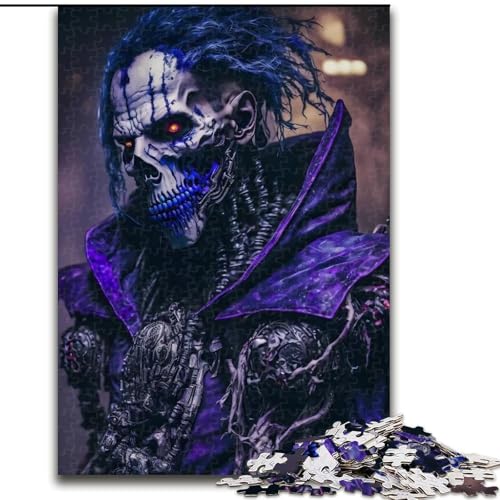 1000-teiliges Puzzle „Skelett-Hacker“ aus Holz, ideal für Büro, Schlafzimmer, Wohnzimmerdekoration, Größe 26x38cm 1000-teiliges Puzzle „Skelett-Hacker“ aus Holz, ideal für Büro, Schlafzimmer, Wohnzimmerdekoration, Größe 26x38cm von WGLINGX